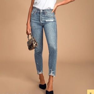 Agolde Jamie High Rise Jeans